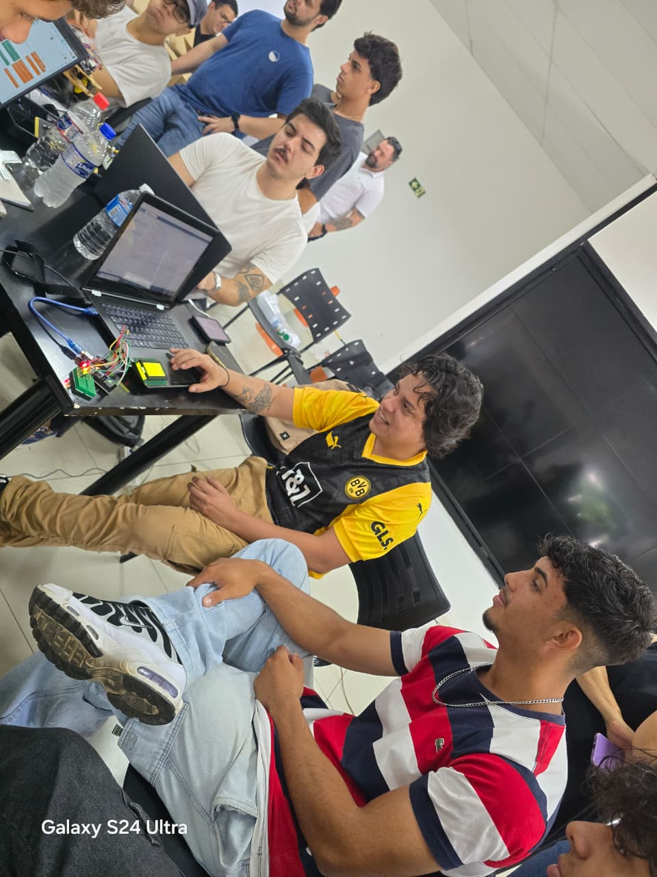 Foto do experimento